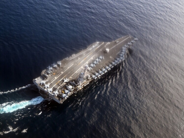Военный политолог прокомментировал заход военного корабля USS Gerald Ford в Северное море