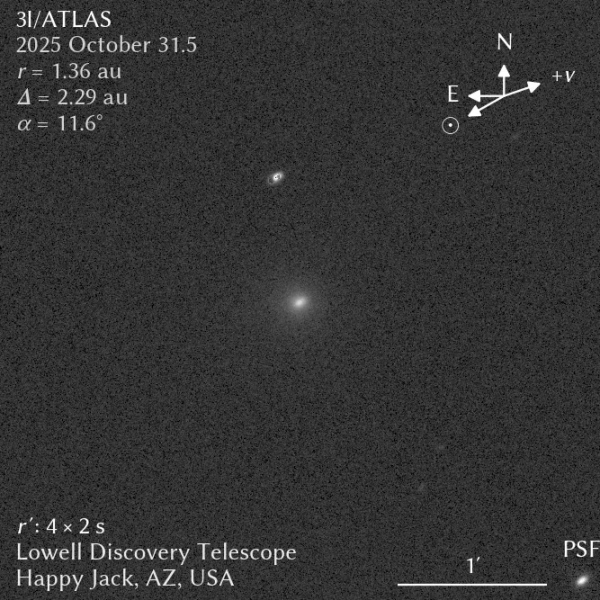Комету 3I/ATLAS впервые сняли на любительскую оптику &mdash; она уже видна с&nbsp;Земли