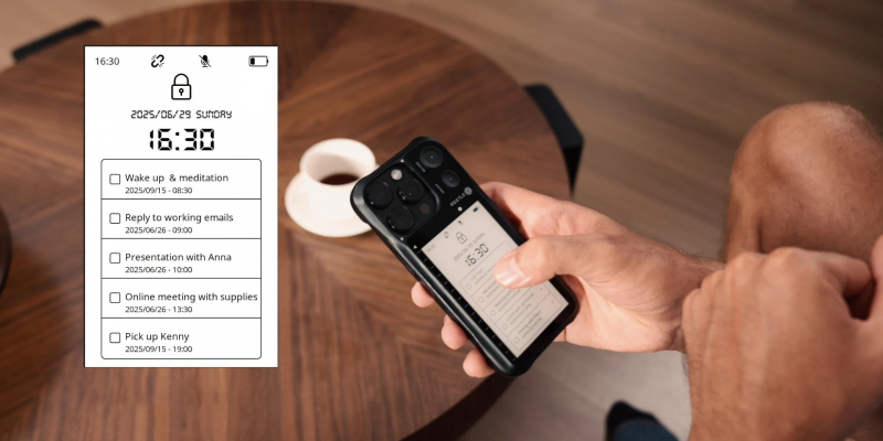 Представлен&nbsp;SmartInk I &mdash; чехол для iPhone с экраном E‑Ink и функцией записи речи